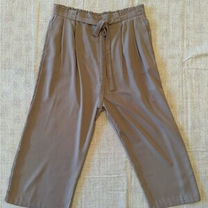 Adrianna Papell Taupe Cropped Pants